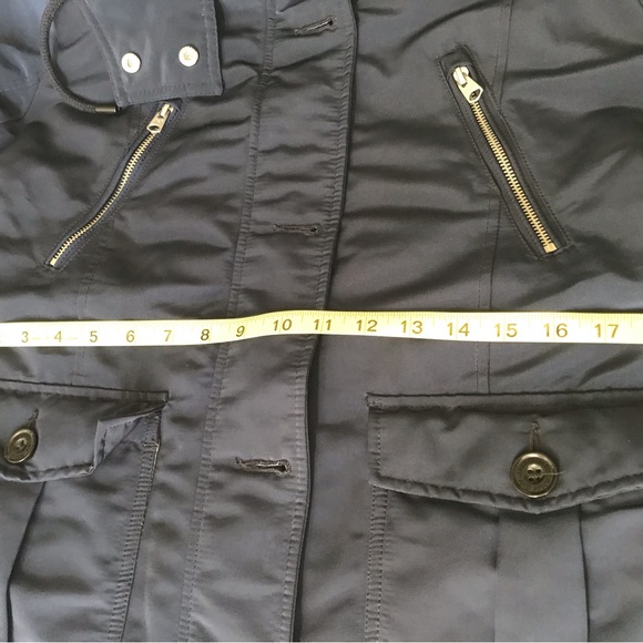 Abercrombie & Fitch Water Wind Resistant Hooded Technical Parka Jacket sz Large - Picture 6 of 16